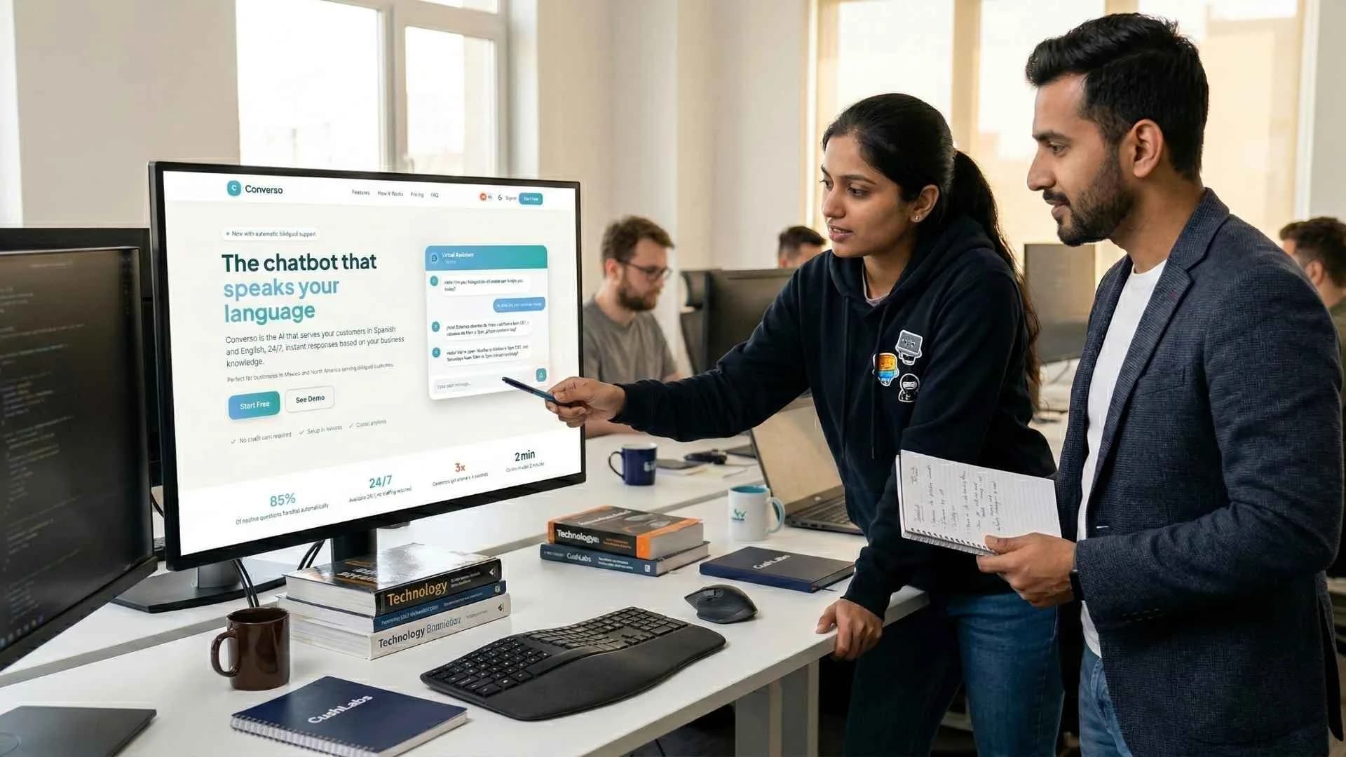 Converso AI — Bilingual AI Front Desk & Sales Assistant