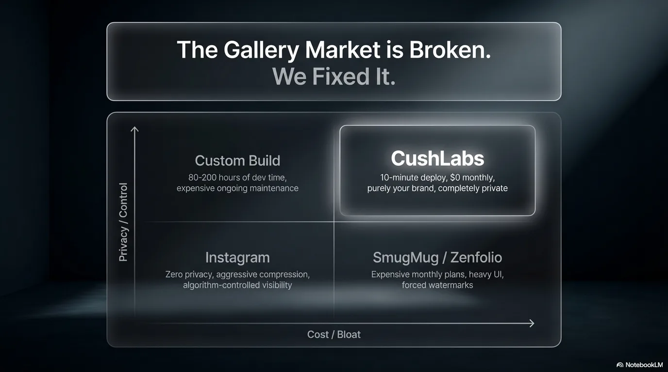 Lightbox share button opening WhatsApp and the native share sheet