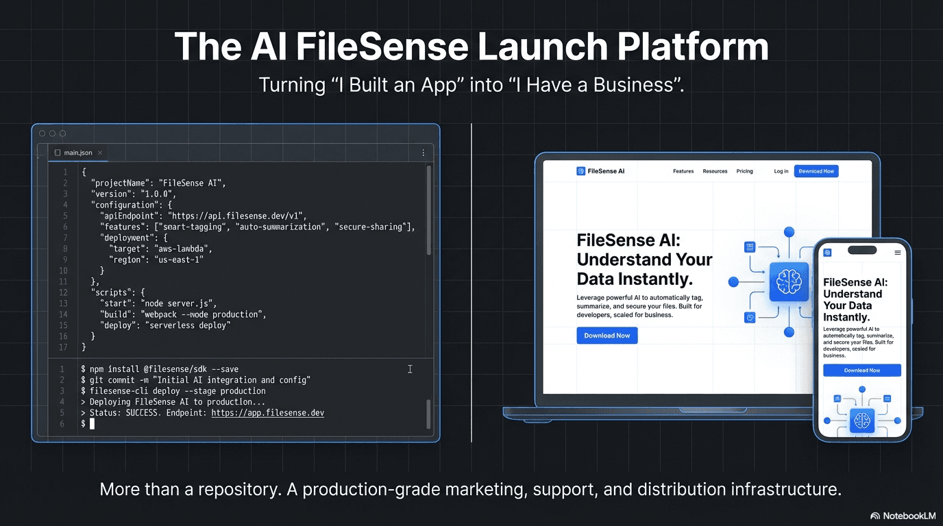 AI FileSense Website screenshot 1 of 8